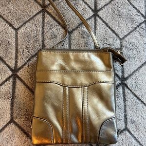 Gold Vinyl Purse